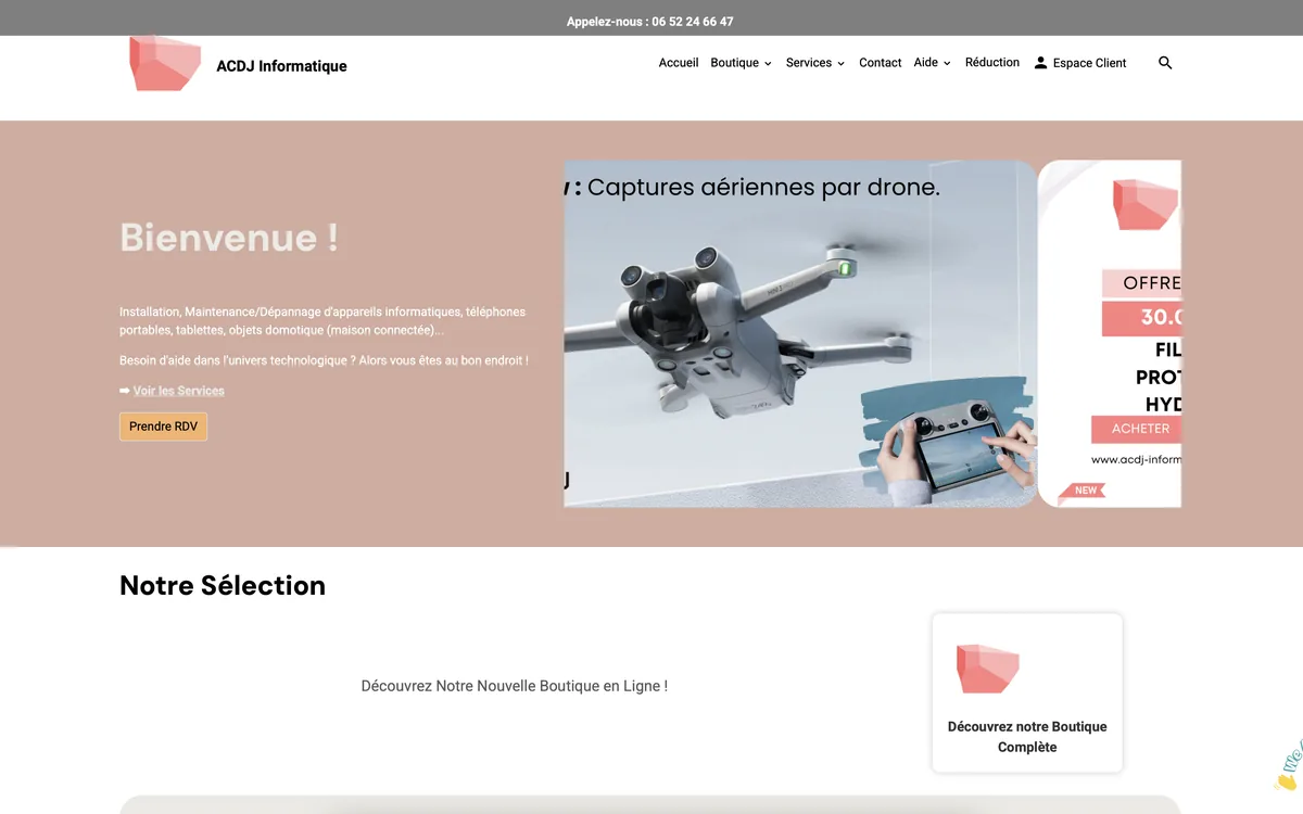 Site ACDJ avant refonte
